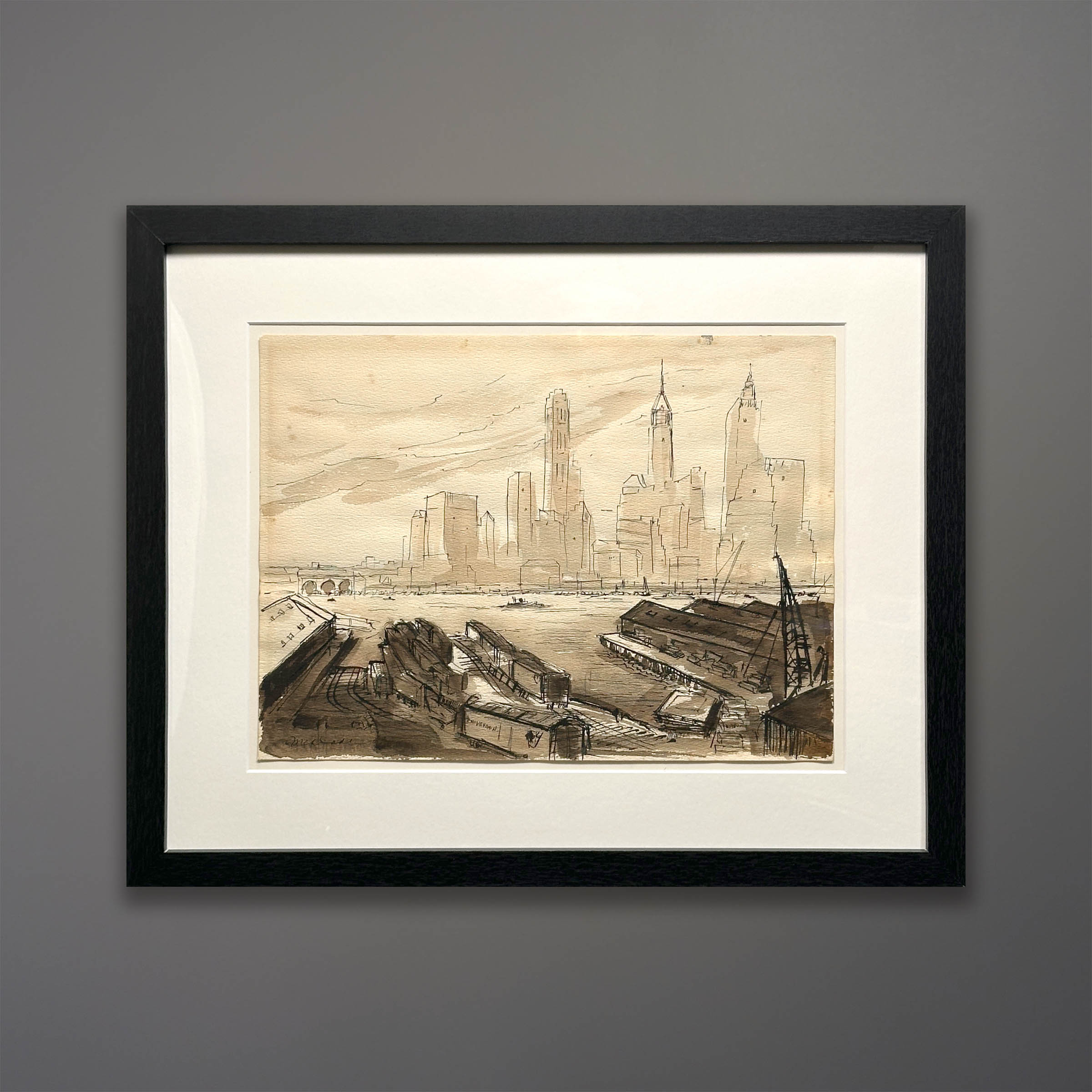 24-247-Original-1960s-Ink-Drawing-of-Lower-Manhattan.jpg