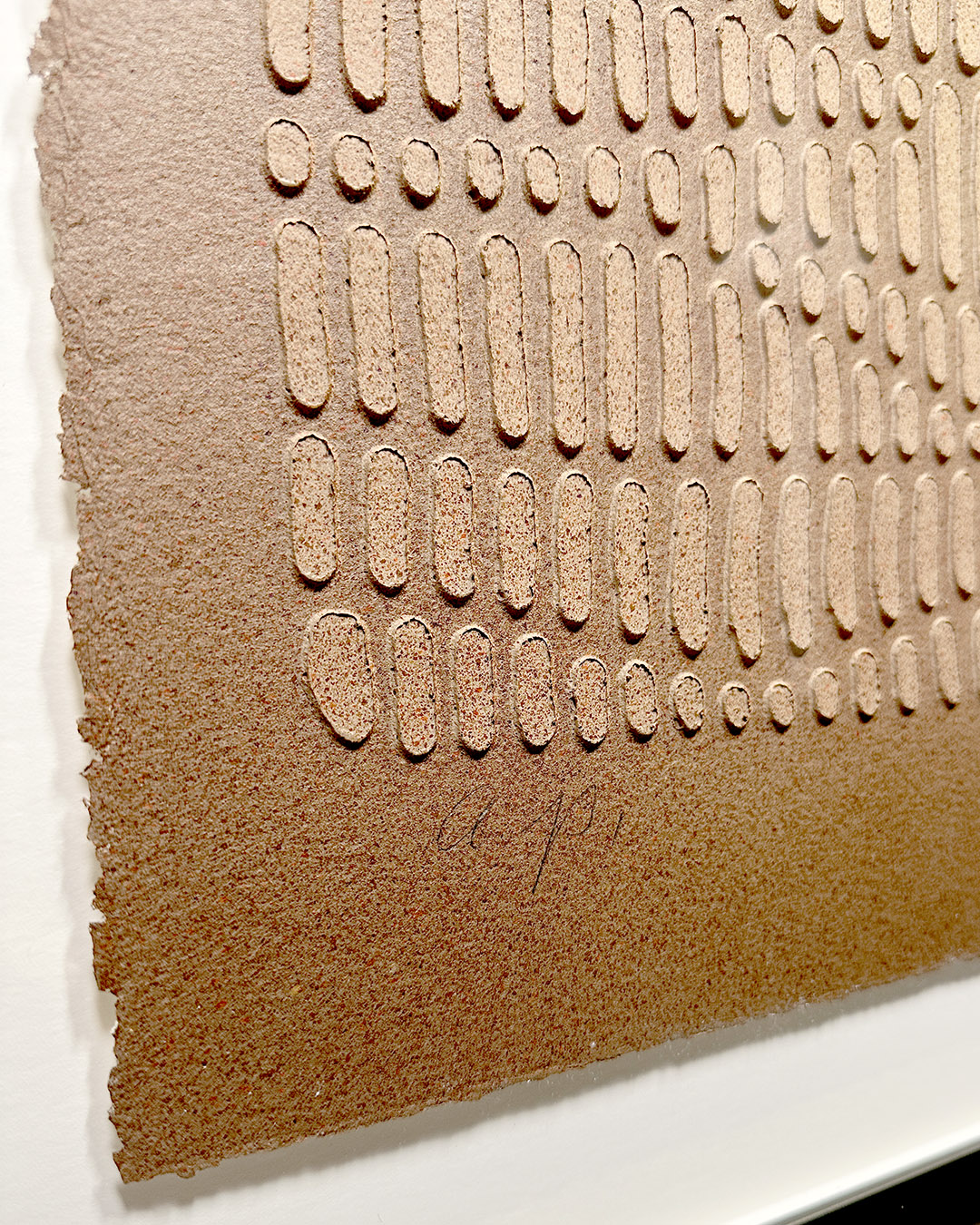 Paper Relief Signed Monotype 28 x 35-1B