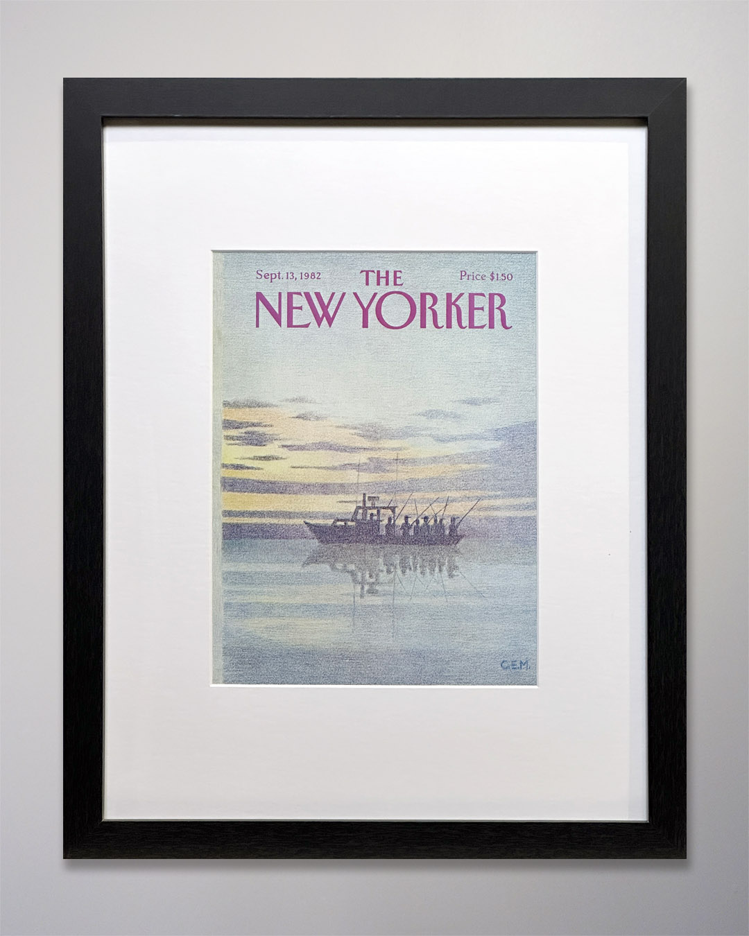 25-202 New Yorker Cover September 1982 Charles Martin-2 New Yorker Cover September 1982 Charles Martin-2