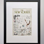 New Yorker Cover May 1964 Saul Steinberg