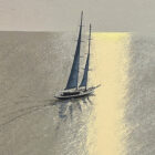 Aron Original Painting James Voyage 52 x 28