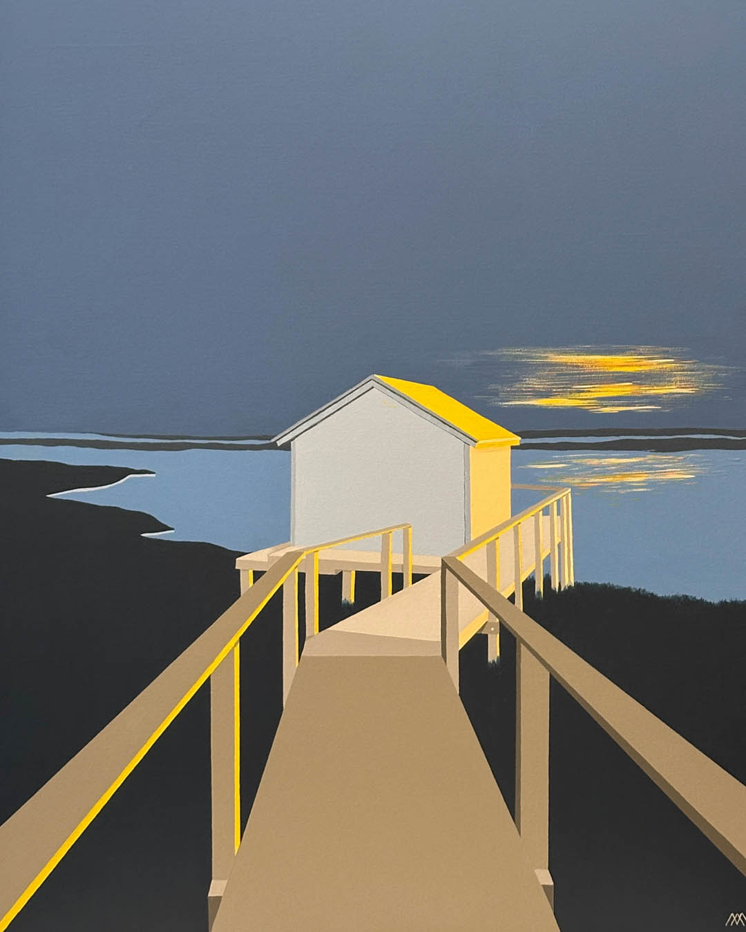 Aron Original Orient Crab Shack Evening 32 x 42