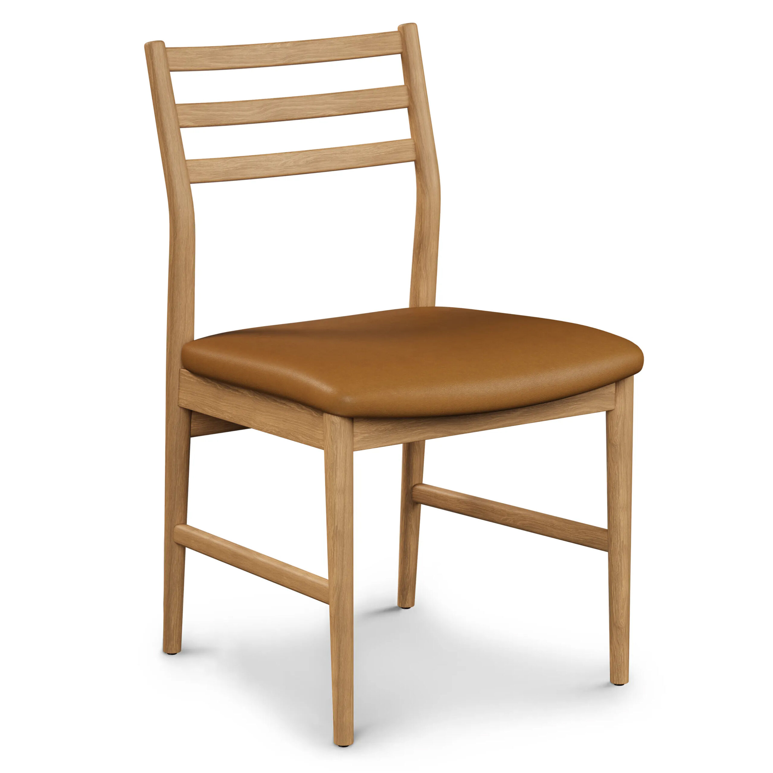 26-050 Article Wolsa Leather Oak Dining Chair Article Wolsa Leather Oak Dining Chair