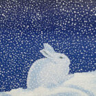 Aron Original Painting Snow 13 x 13