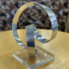 Dan Murphy 1978 Polished Aluminum Sculpture-2