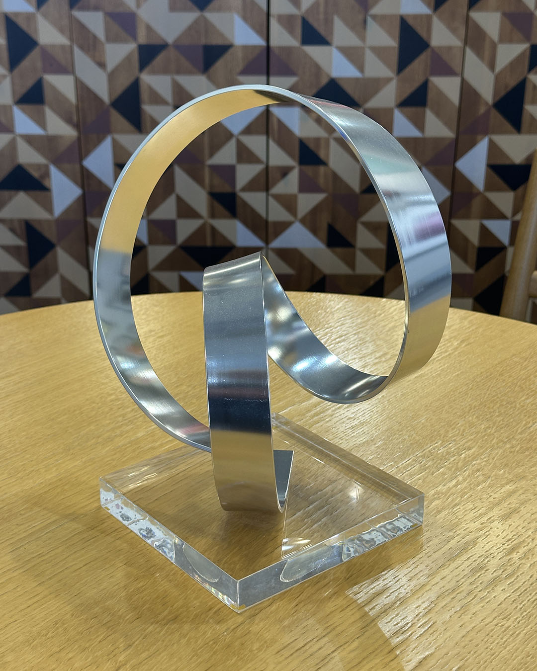 Dan Murphy 1978 Polished Aluminum Sculpture-2