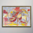 1940s Original Gustav Gunnarsson Oil Painting 28 x 20