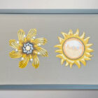 Aron Original Acrylic Painting on Board Bling 12 x 46-1