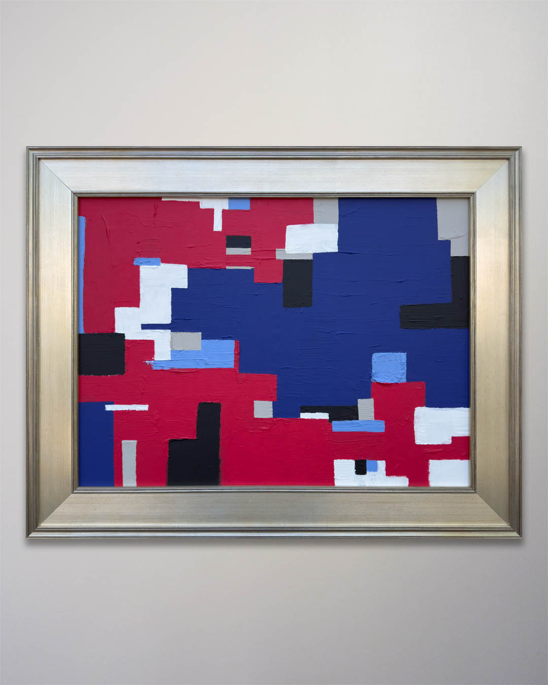 Aron Original Acrylic Painting on Canvas Marina 32 x 40-2