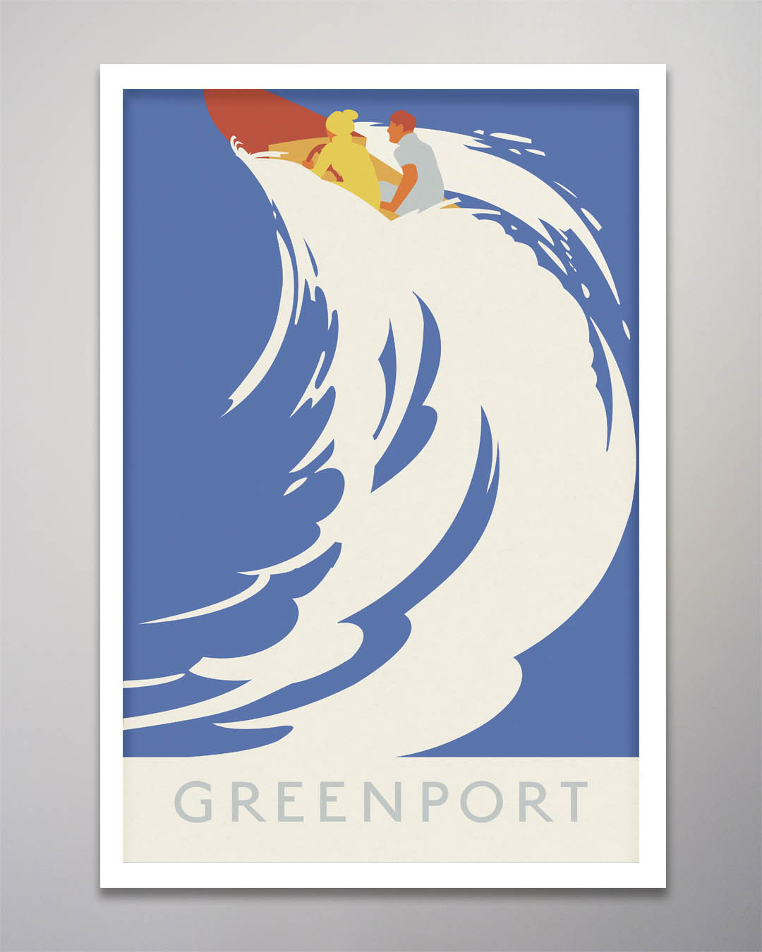 26-066 Aron Giclée Print Motorboat Greenport Poster 14 x 20 Aron Giclée Print Motorboat Greenport Poster 14 x 20