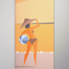 Aron Giclée Print Bathing Beauty 12 x 24