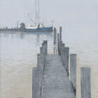 Aron Original Acrylic Painting on Canvas Illusion 26 x 38