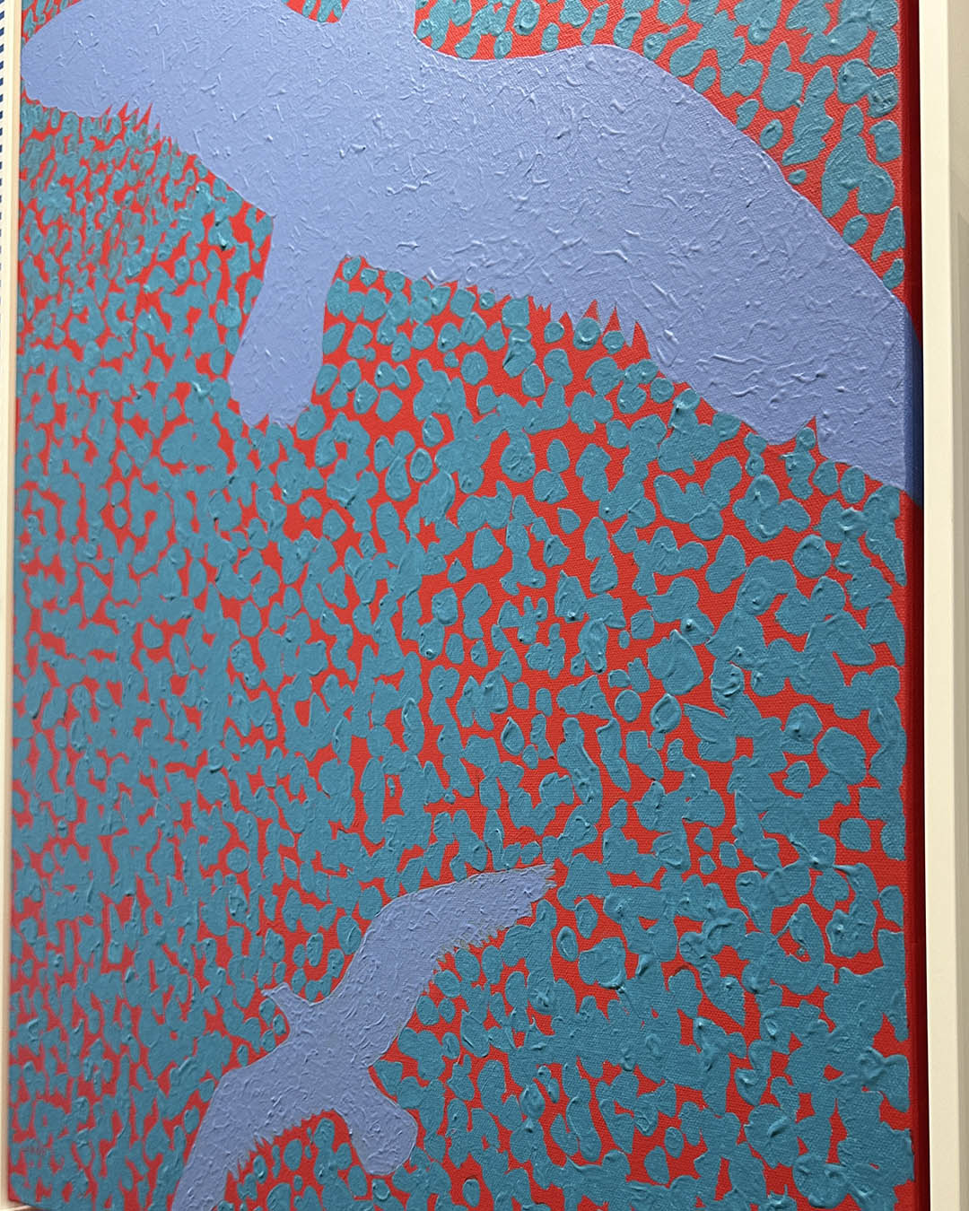 Aron Original Painting Blue Birds 52 x 28