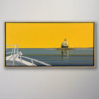 Aron Original Painting Bug Lighthouse 43 x 23-2