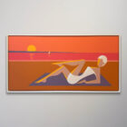 Aron Original Painting Czech Sunbather 51 x 27