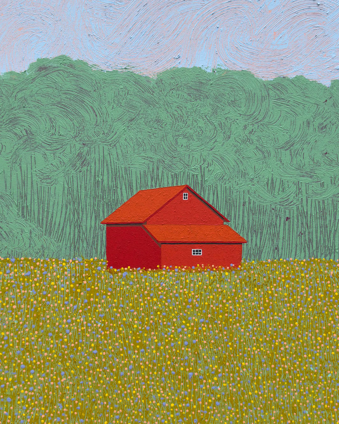Aron Original Painting North Road 26 x 38