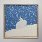 Aron Original Painting Snow 13 x 13