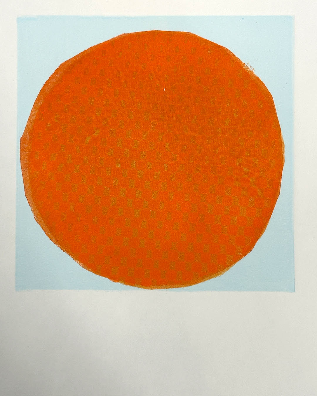 Original Lesley Obrock Monoprint 14 x 14