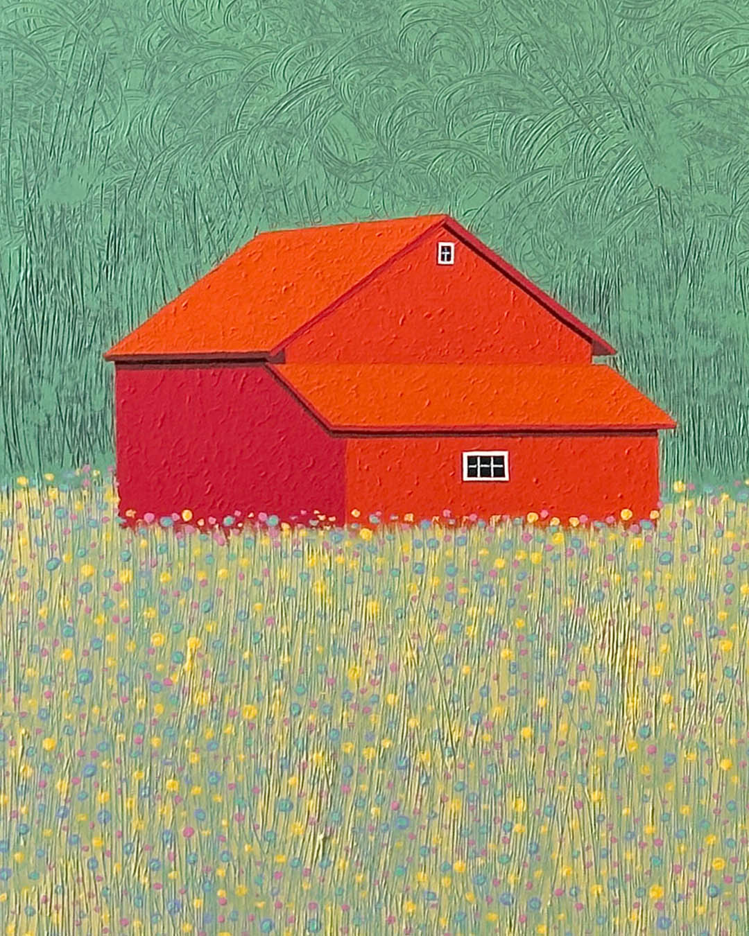 Aron Original Painting North Road 42 x 62-1