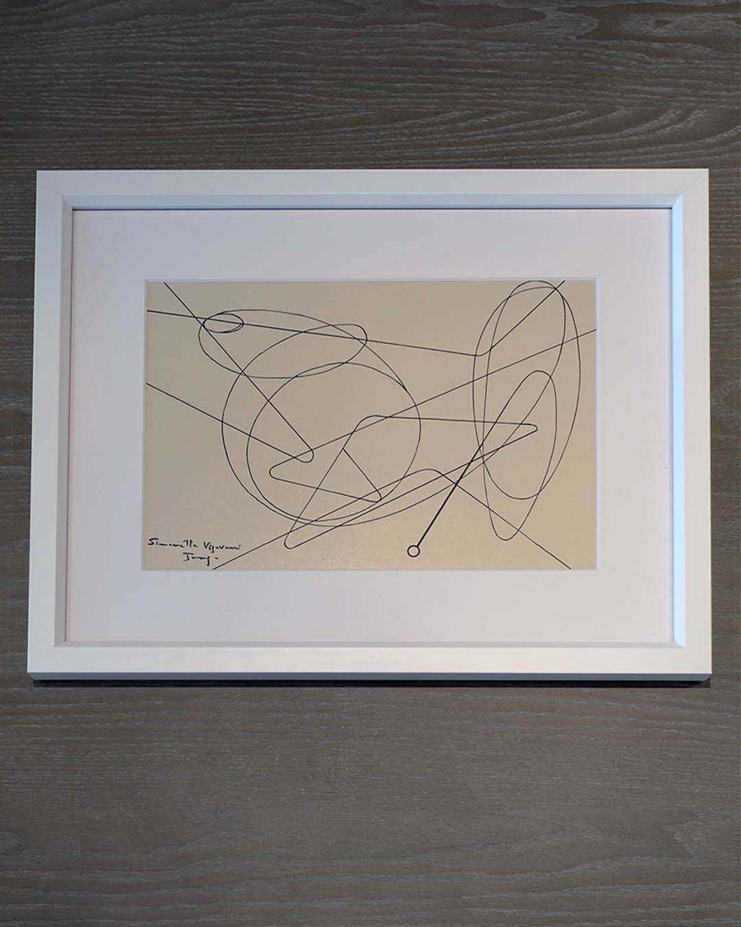 8-340 Simonetta Vigevani Jung Lithograph Movimento Arte Concreta 1956