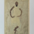 Auguste Rodin framed nude drawing