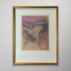 Auguste Rodin framed nude drawing