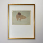 Auguste Rodin framed nude drawing